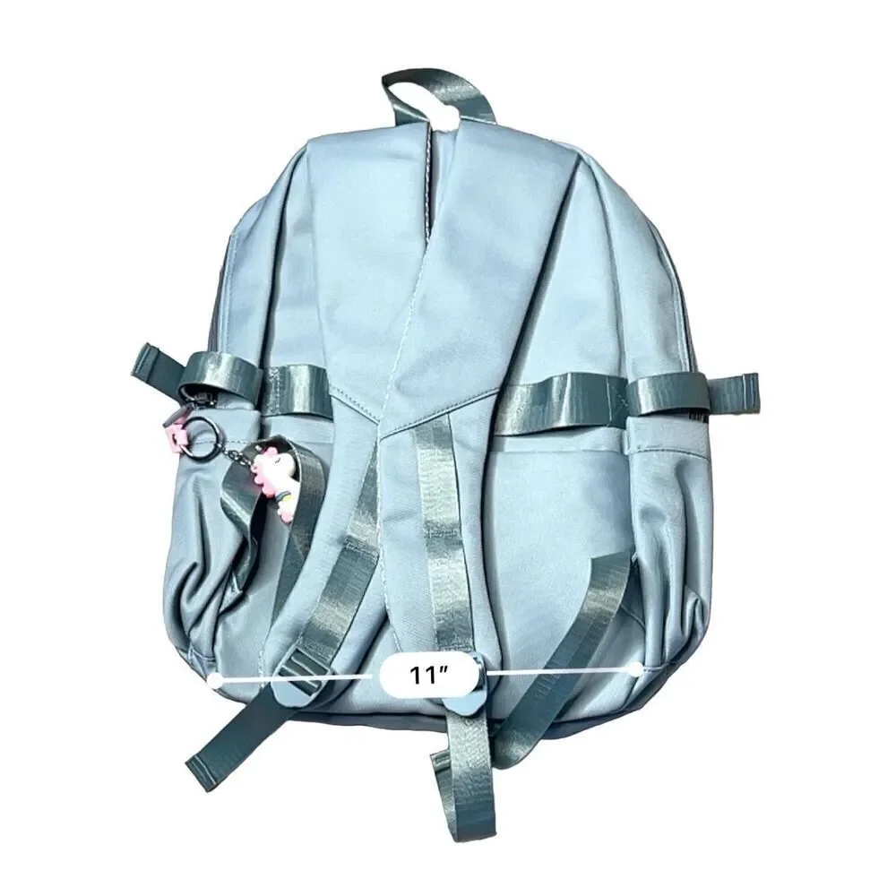 Blue Waterproof Computer Business Large Capacity‎ Backpack School Commuter Bag